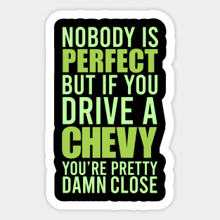 Chevy Owners Sticker